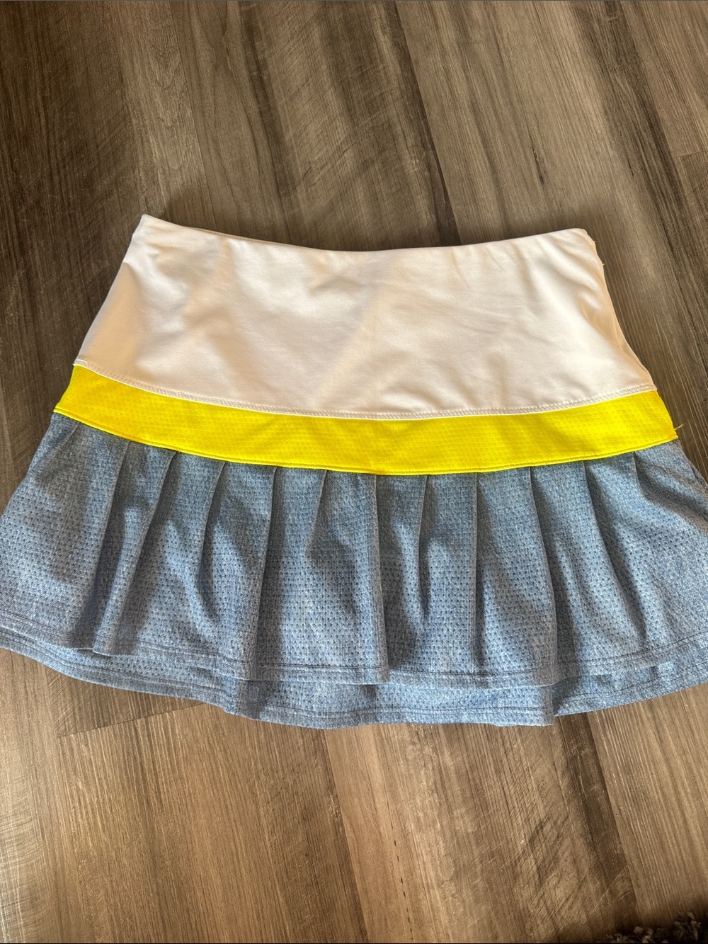 Lucky In Love Golf Tennis Skort Skirt small 4-6 Blue athletic neon women’s pleat - Picture 6 of 6